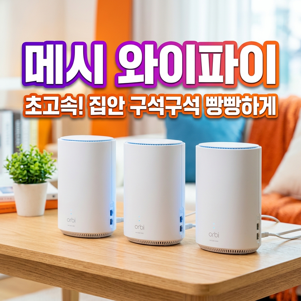확장기의 갈라진 와이파이 이름과 메시의 단일 이름 자동 전환 로밍을 나란히 비교한 그림