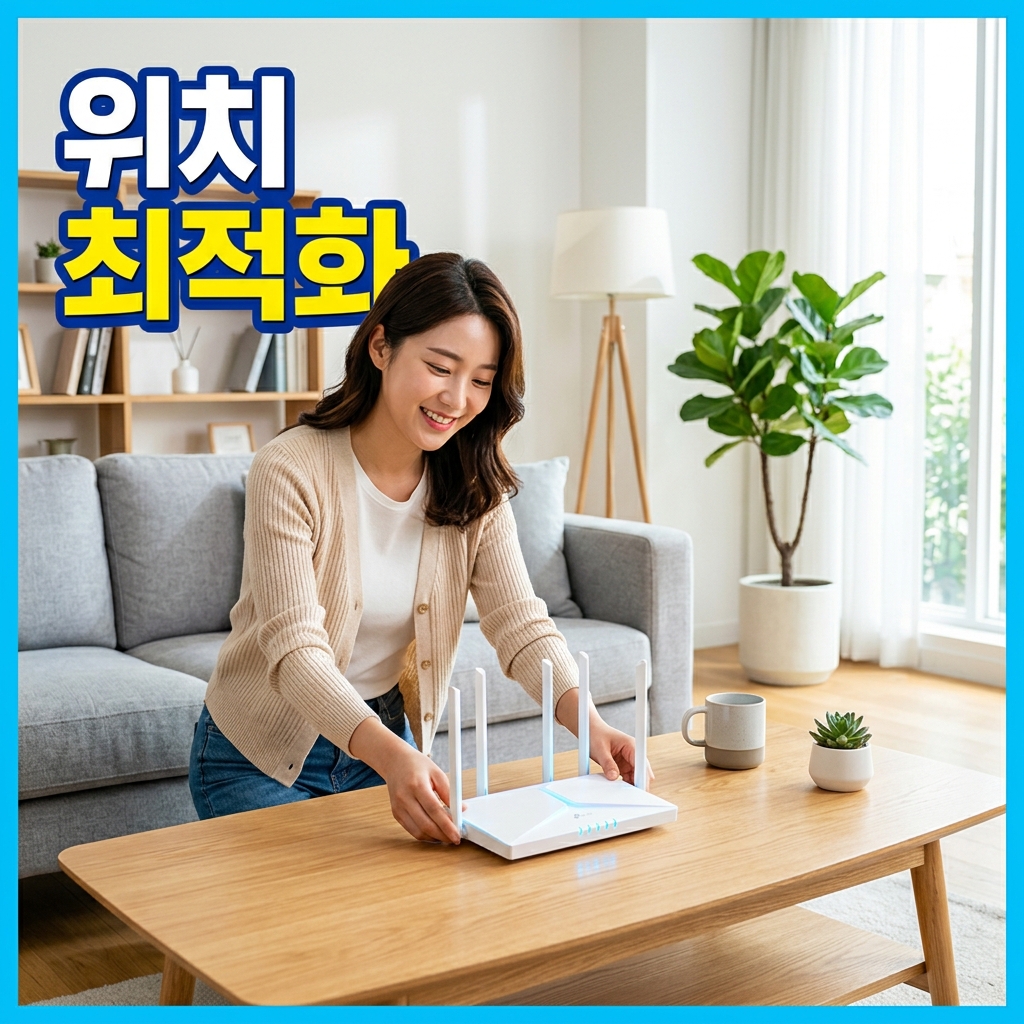 장치 관리자에서 무선 랜카드 드라이버를 업데이트하고 공유기 펌웨어를 갱신하는 모습