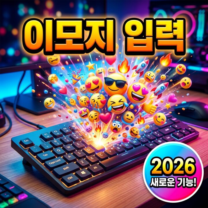 윈도우11 이모지·특수기호·한자 빠르게 입력하기 (Win+마침표 이모지 패널)