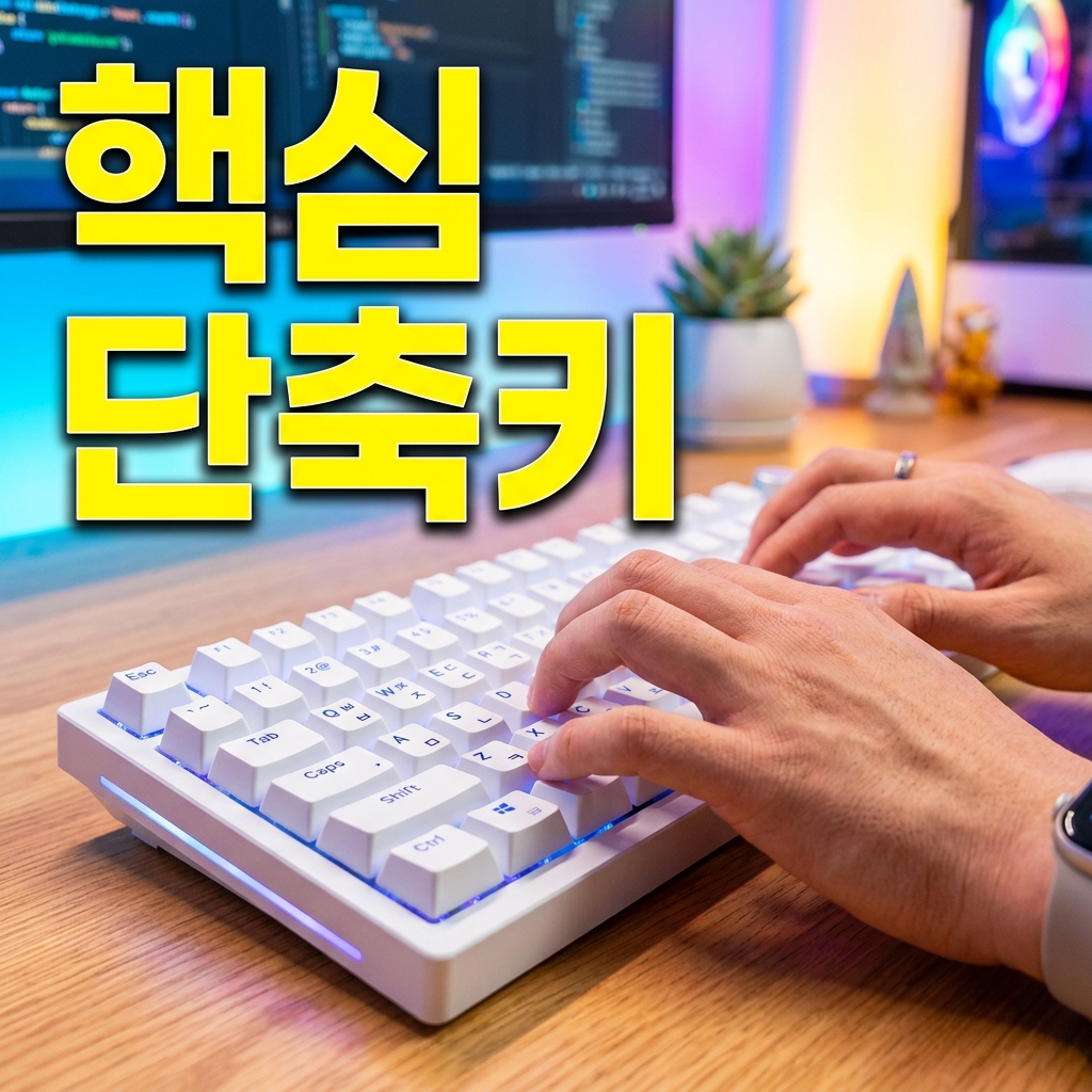 윈도우11에서 Win+화살표로 두 창을 좌우로 나란히 스냅한 화면