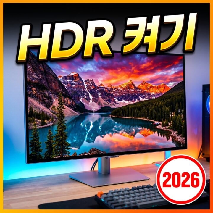 윈도우11 HDR 설정과 활용 — HDR 켜기·자동 HDR·SDR 밝기·HDR 보정 앱·모니터 요건·색 이상 해결 총정리