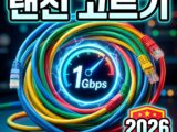 유선 랜(LAN) 케이블 고르는 법 — Cat5e·6·6A·7 차이, 기가·10기가·차폐·길이 총정리