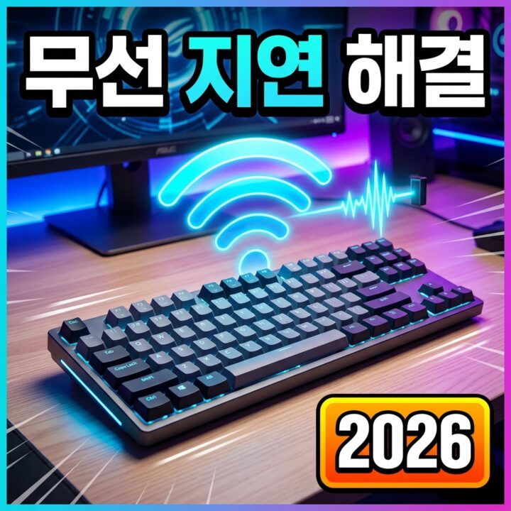 무선 키보드 렉·끊김·입력 지연 원인과 해결법 (동글·블루투스·배터리·간섭)