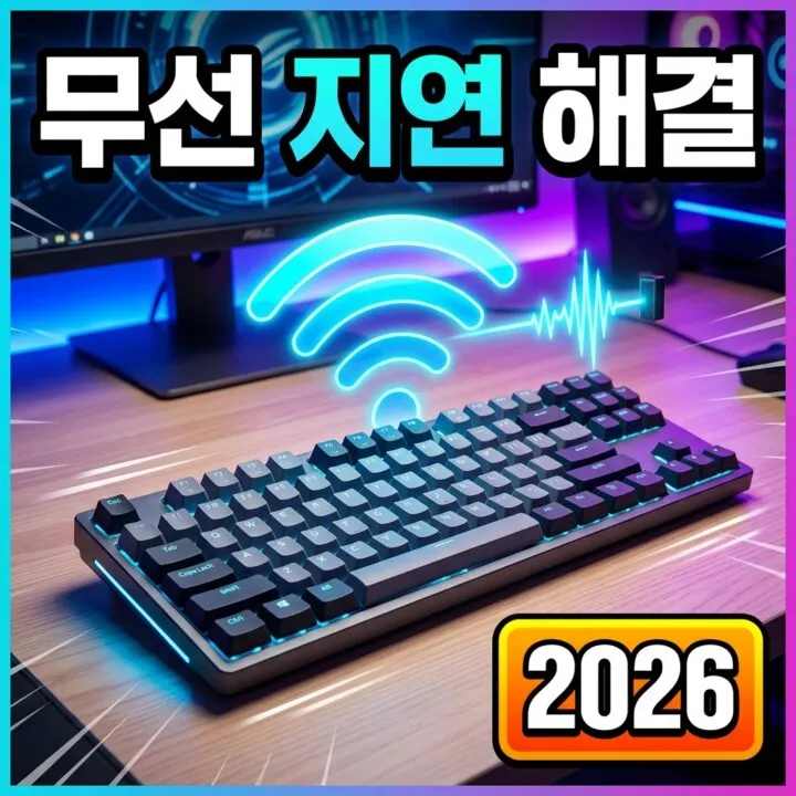 무선 키보드 렉·끊김·입력 지연 원인과 해결법 (동글·블루투스·배터리·간섭)