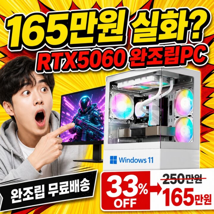 RTX 5060 i5-14400F 솔직 후기 | 살 만한가, 다 알려드립니다