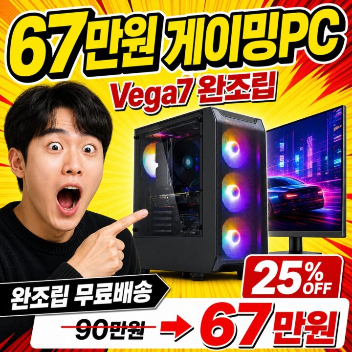 Vega7 R5-5500GT 솔직 후기 | 살 만한가, 다 알려드립니다